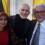 Con Alejandro Palomas y Antonio García Teijeiro, Palacio Real, 2018
